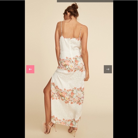 LPA the Label Revolve Floral Maxi 167 Dress Silk - Picture 7 of 7
